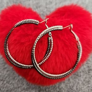 double hoop earrings *new